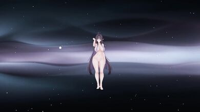Hentai Elf VTuber Dances KPop | Sheesh Nude MMD