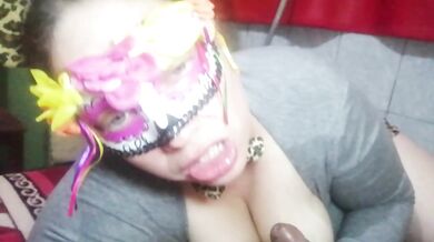 I suck, masturbate and suck balls until they end up in my mouth