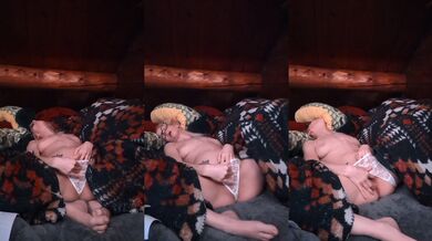 Puff N Play In White Lingerie On Bed Clip 3