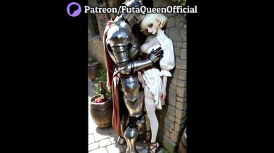 Futanari Village Girl Gets Fucked Hard by Knight in Shining Armor - Medieval Creampie