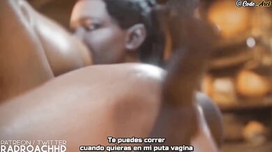 Elf gets an intense fuck [Spanish subtitle]