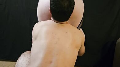 I fill her mouth and her ass