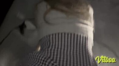 My girlfriend looks innocent in her tight dress