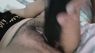 Tiny Pinay love taste herself
