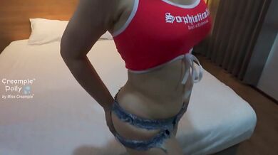 One night stand creampie with stranger guy after night club