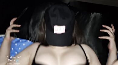 Shyly hat girl gets creampie again