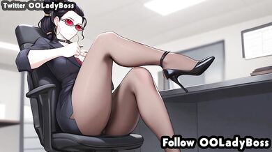 Vayne blow job for her boss hentai anime from League Of Legends by ooladyboss