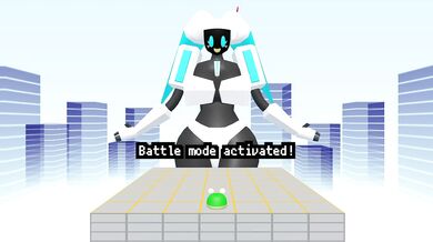 Frog vs Giant Robot Girl No Hit