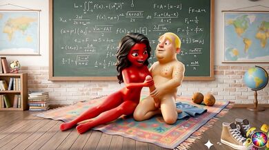 Extra Credit Anal Student Moranguete stays after class for Batata Caught in the Classroom Professor Batata drills Moranguete’s tight ass After School