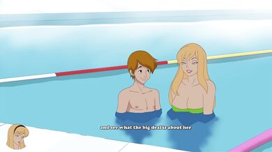 She Told Him To Fuck In Her Ass Hard While His Girlfriend Was In The Pool With Them(18+) - Milftoon Gameplay Part28