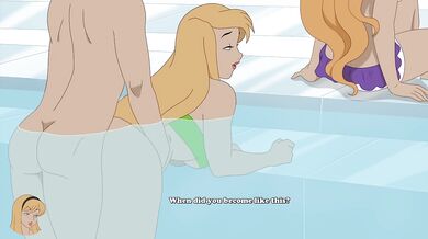 She Told Him To Fuck In Her Ass Hard While His Girlfriend Was In The Pool With Them(18+) - Milftoon Gameplay Part28