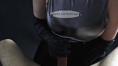 Horny StepMom makes Stepson Cum on her big Tits