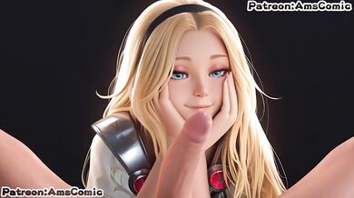 League Of Legends hentai ams animation - Lux big tits blow job hentai by amscomic