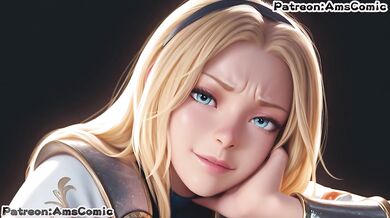 League Of Legends hentai ams animation - Lux big tits blow job hentai by amscomic
