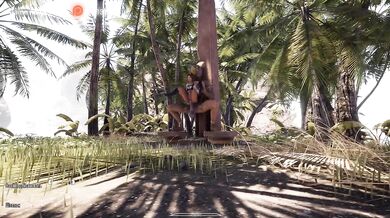 She loves to awaken ancient statues to test big stone cocks with her holes. part 2