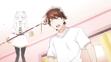 Little redhead getting touched in the bathrooms - Hentai Anime