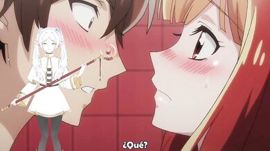 Little redhead getting touched in the bathrooms - Hentai Anime