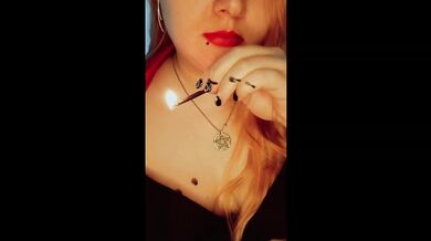 Showing all my dark and erotic sides, including my passion for melting wax