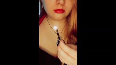 Showing all my dark and erotic sides, including my passion for melting wax