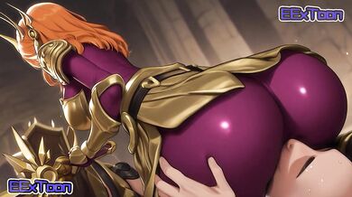 League Of Legends Hentai Anime - Big Tits Leona Blow Job Hentai by eextoon