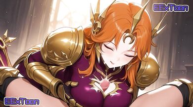 League Of Legends Hentai Anime - Big Tits Leona Blow Job Hentai by eextoon