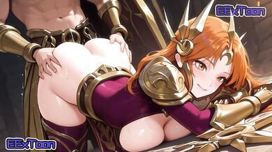 League Of Legends Hentai Anime - Big Tits Leona Blow Job Hentai by eextoon