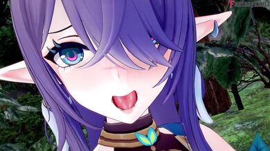 Lauma Ahegao sex | Genshin Impact | Full & POV on patreon: Fantasyking3