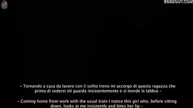 Sesso pubblico sul treno - Milf esibizionista vuole il cazzo