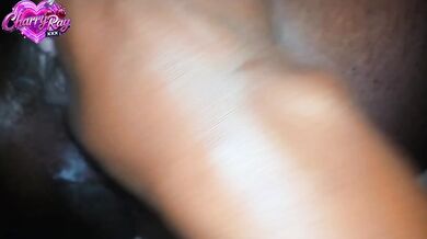 He Fucks Thick Cleaning Lady Charry Ray, then pulls out to spill His Thick, Hot Cum leaving her dripping