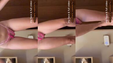Sweaty Workout - Vibrator & Panties Solo