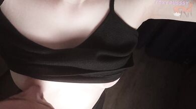 Modest stepsister lets me suck her nipples