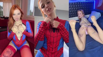 Slutty Red head banned NSFW cosplay videos
