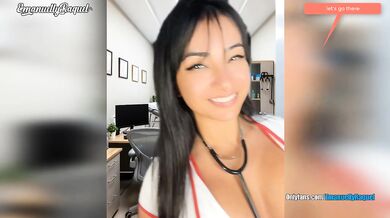 ROLEPLAY SEXY NURSE EMANUELLY RAQUEL COLLECTING SPERM SAMPLE