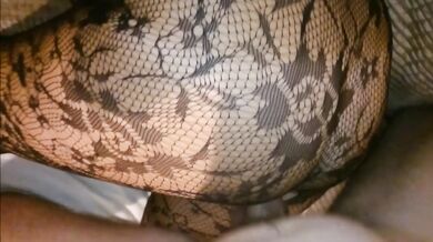 Huge Buttplug Stretch before creampie