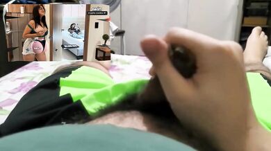 React: My stepsister walks into my room unannounced... and we end up fucking hard