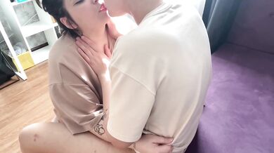 My lesbian neighbor kisses so fucking well that I couldn't resist and licked her pussy.