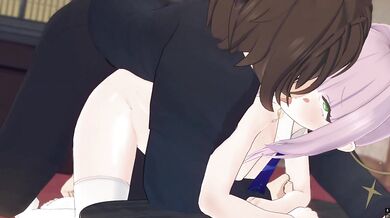 MMDブルーアーカイブ　不知火カヤ　中出しセックス