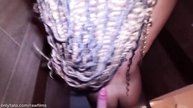 Intense Ebony Latina Shower Sex