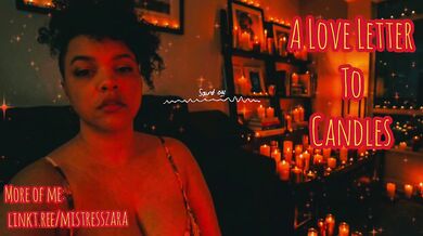 Femdom candle play asmr letter