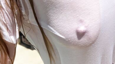 She teased me in the pool before the neighbors ruined a bj