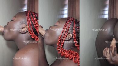 Buy her a necklace with your name on it,so everyone know who THROAT that is.