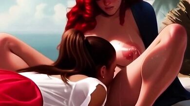 Milky MIlfs Breastfeed Women At The Beach