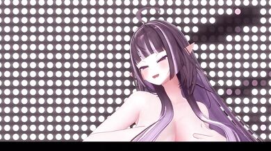 Elf VTuber Nude Strip Dance | Badtitude MMD
