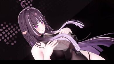 Elf VTuber Nude Strip Dance | Badtitude MMD
