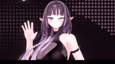 Elf VTuber Nude Strip Dance | Badtitude MMD