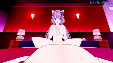 Sakura Ritsuki and I have intense sex at a love hotel. - Nijisanji VTuber POV Hentai
