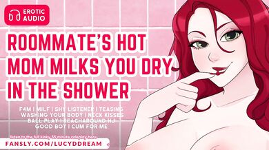 Your Roommate's Hot Mom Milks You Dry In the Shower | Erotic Audio for Men | Exclusive Audio Preview | MILF | Older Woman Younger Man | ASMR