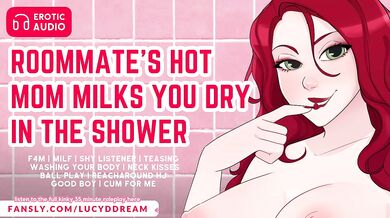 Your Roommate's Hot Mom Milks You Dry In the Shower | Erotic Audio for Men | Exclusive Audio Preview | MILF | Older Woman Younger Man | ASMR