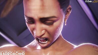 Ada Wong gets fucked by a huge cock [Spanish subtitle]