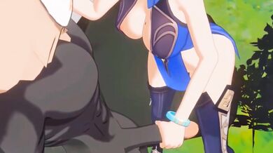Yelan takes Hilichurl BBC during her day off - Genshin Impact
